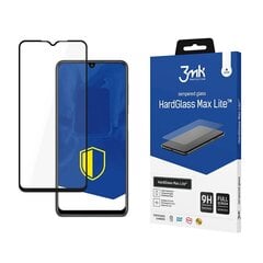 Samsung Galaxy M22 Black - 3mk HardGlass Max Lite™ screen protector cena un informācija | Ekrāna aizsargstikli | 220.lv