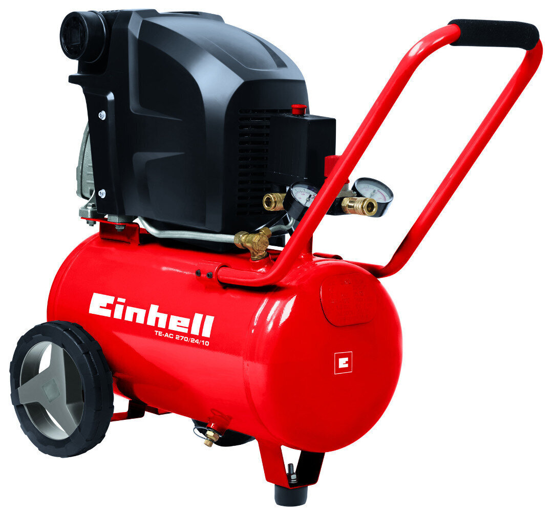 Eļļas kompresors Einhell TE-AC 270/24/10 цена и информация | Kompresori | 220.lv