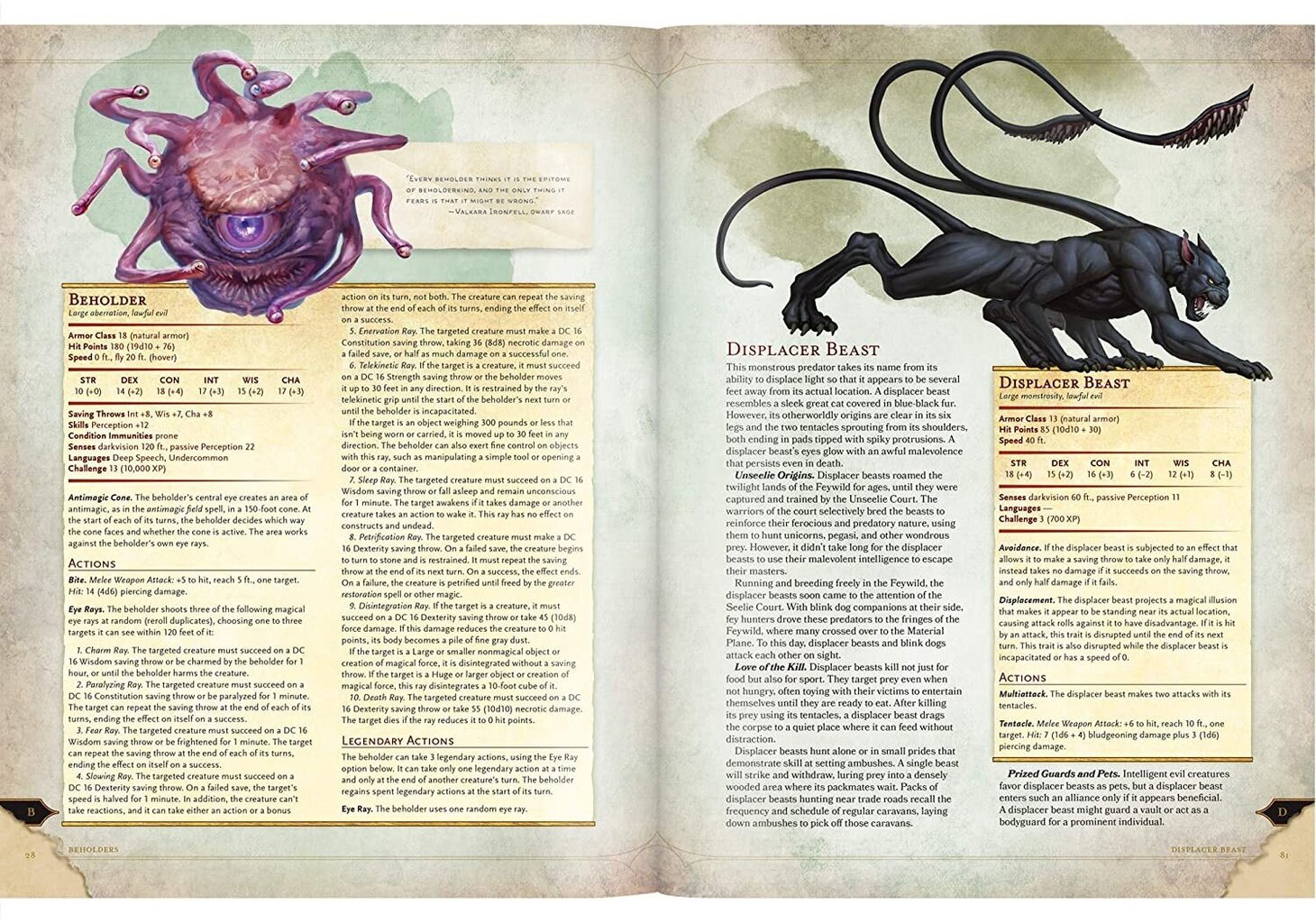 Dungeons & Dragons Monster Manual 5th издание цена | 220.lv