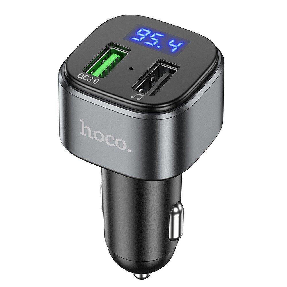 FM raidītājs / modulators Hoco E67 Bluetooth FM transmitter 2xUSB QC3.0 18W 12V - 24V cena un informācija | FM Modulatori | 220.lv