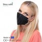 Respirators FFP2 GOOD MASK X 10 gab., melns cena un informācija | Pirmā palīdzība | 220.lv