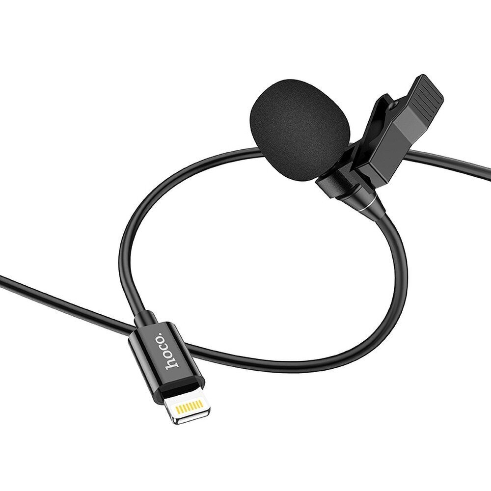 Mikrofons HOCO priekš iPhone Lightning 8-pin L14 melns цена и информация | Mikrofoni | 220.lv