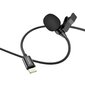 Mikrofons HOCO priekš iPhone Lightning 8-pin L14 melns cena un informācija | Mikrofoni | 220.lv