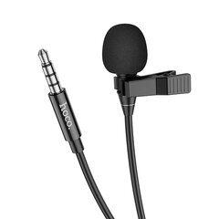 Mikrofona HOCO audio savienotājs Jack 3.5mm L14 melns cena un informācija | Mikrofoni | 220.lv