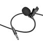 Mikrofona HOCO audio savienotājs Jack 3.5mm L14 melns цена и информация | Mikrofoni | 220.lv