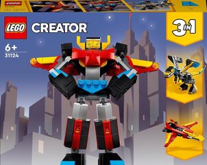 Супер робот 31124 LEGO® Creator цена и информация | Конструкторы и кубики | 220.lv