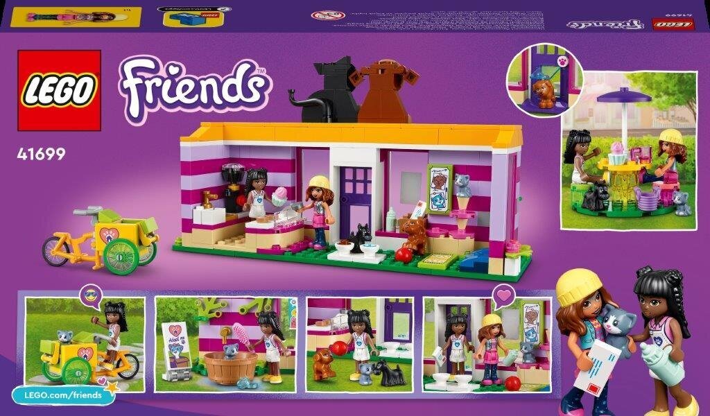 41699 LEGO® Friends Mājdzīvnieku adoptēšanas kafejnīca cena un informācija | Konstruktori | 220.lv