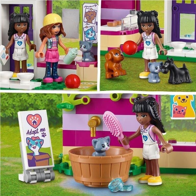 41699 LEGO® Friends Mājdzīvnieku adoptēšanas kafejnīca cena un informācija | Konstruktori | 220.lv