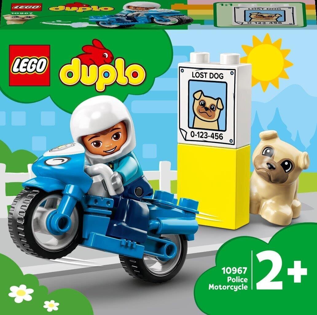 10967 LEGO® DUPLO Policijas motocikls цена и информация | Konstruktori | 220.lv