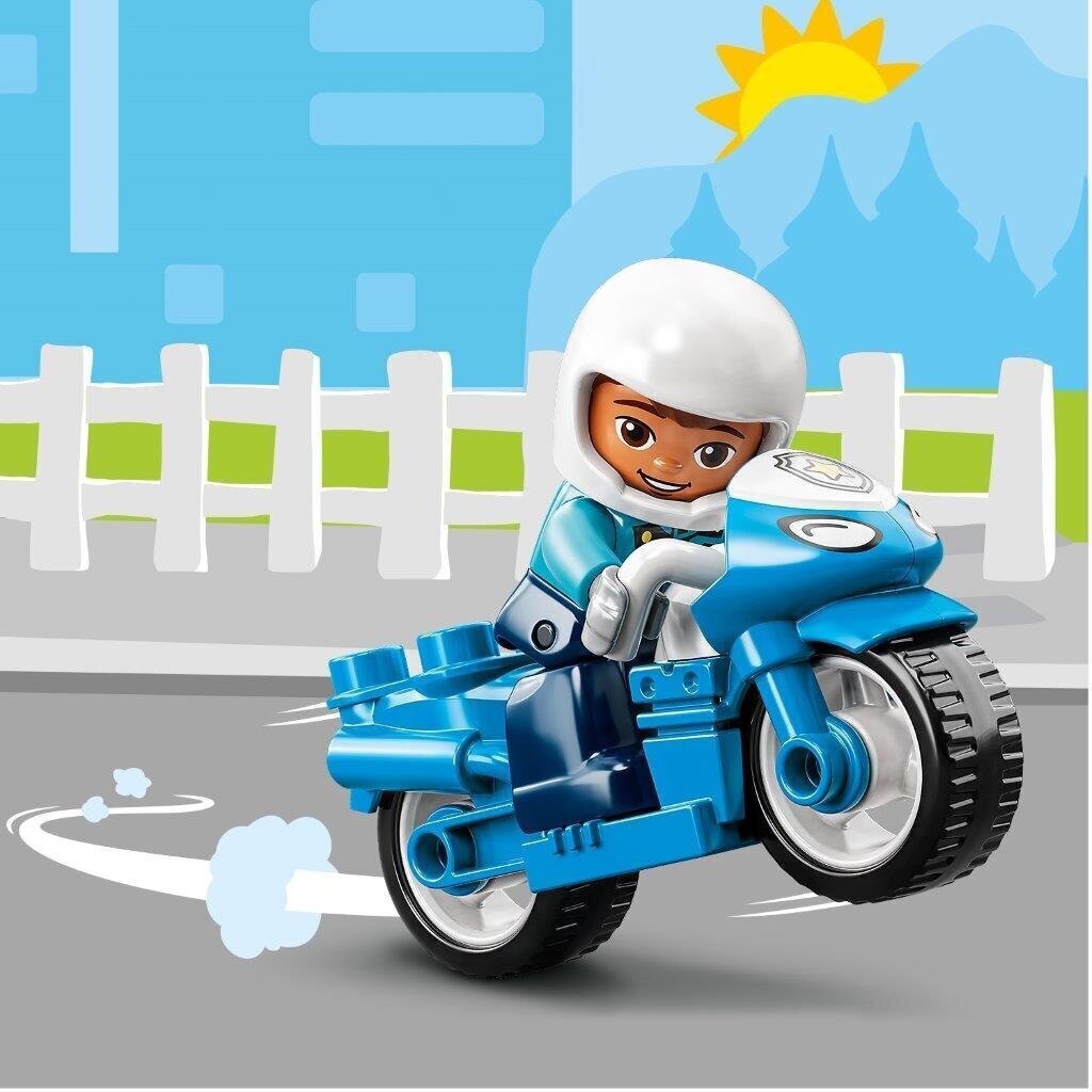 10967 LEGO® DUPLO Policijas motocikls cena un informācija | Konstruktori | 220.lv