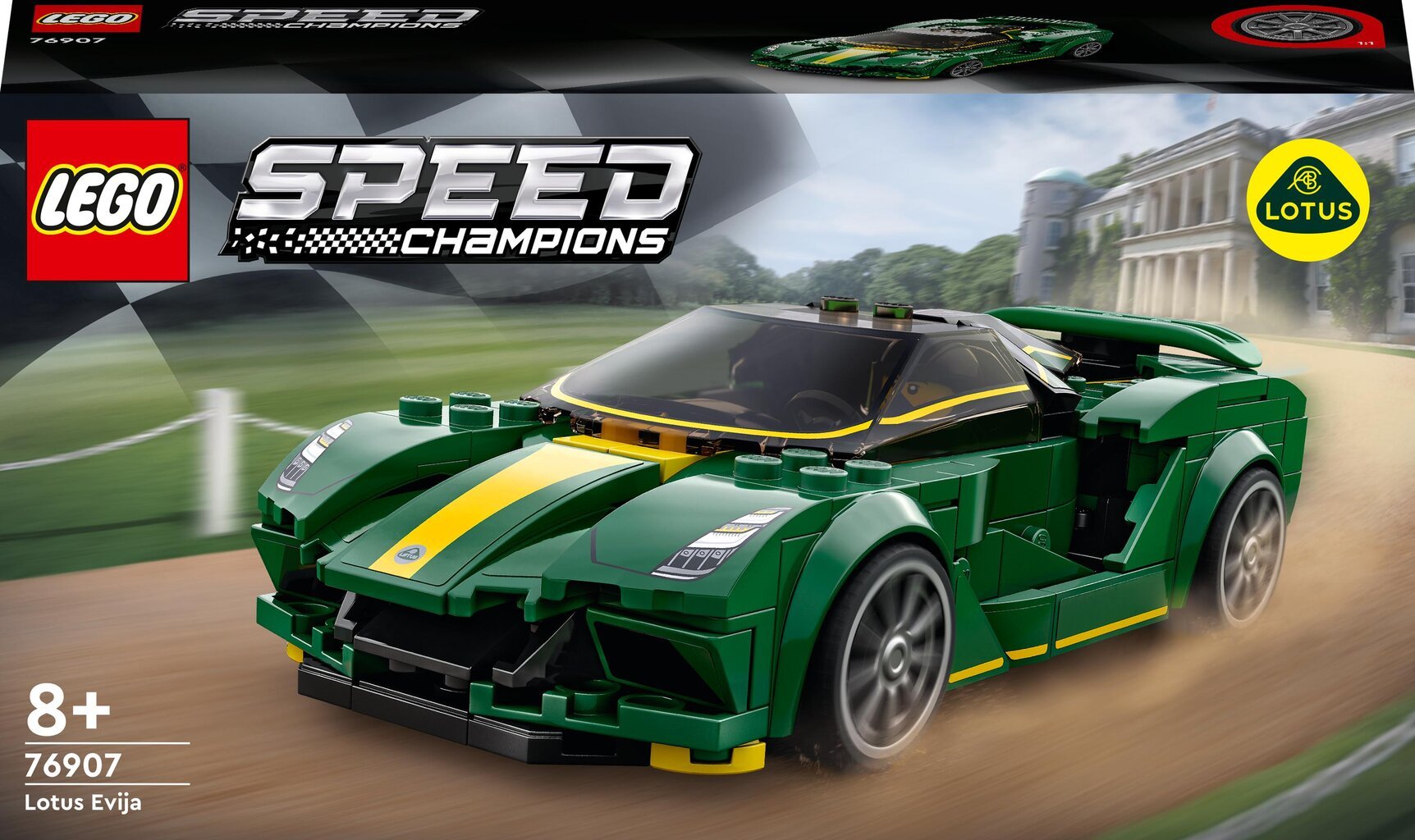 Конструктор 76907 LEGO® Speed Champions Lotus Evija цена | 220.lv