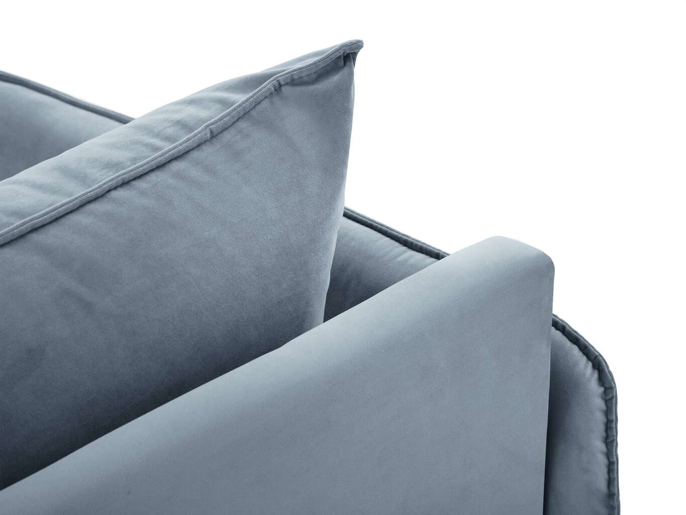 Mīksto mēbeļu komplekts Cosmopolitan Design Vienna, gaiši zils cena un informācija | Dīvānu komplekti | 220.lv
