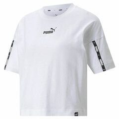 Sporta T-krekls ar īsām piedurknēm sievietēm Puma Power Tape Cropped, balts S6436288 cena un informācija | Sporta apģērbs sievietēm | 220.lv
