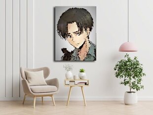 POLYamory - Levi, Attack on Titan Attack on the Titans - audekla glezna 70x100 cm cena un informācija | Datorspēļu suvenīri | 220.lv