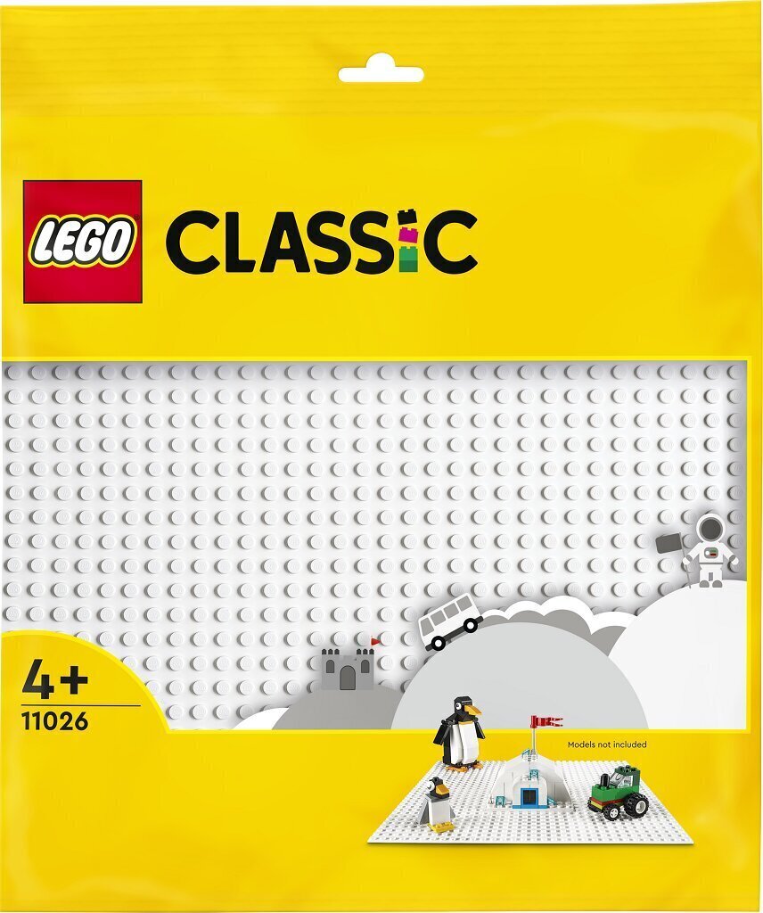 11026 LEGO® Classic Balta pamatplāksne cena un informācija | Konstruktori | 220.lv
