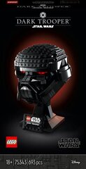 75343 LEGO® Star Wars™ Шлем темного солдата цена и информация | Конструкторы и кубики | 220.lv