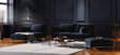 Mīksto mēbeļu komplekts Cosmopolitan Design Vienna, tumši zils samts цена и информация | Dīvānu komplekti | 220.lv