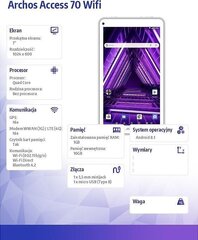 Archos Access 70 Wifi 16GB Portatīvais dators cena un informācija | Planšetdatori | 220.lv