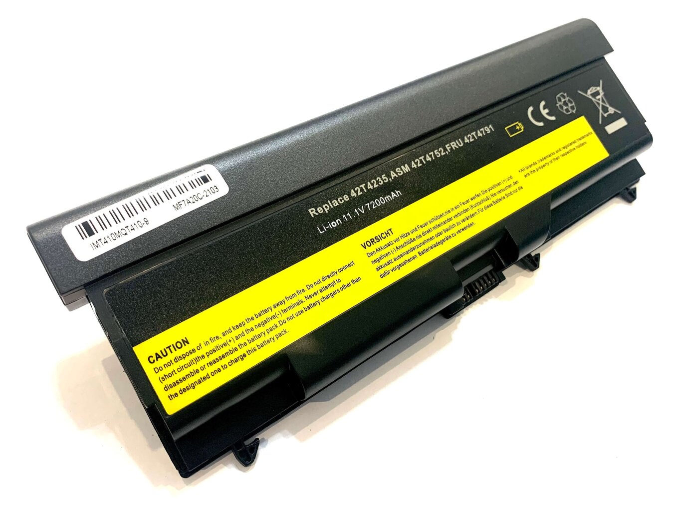 Lenovo 42T4733, L410, L510, T410, 7200 mAh cena un informācija | Akumulatori portatīvajiem datoriem | 220.lv