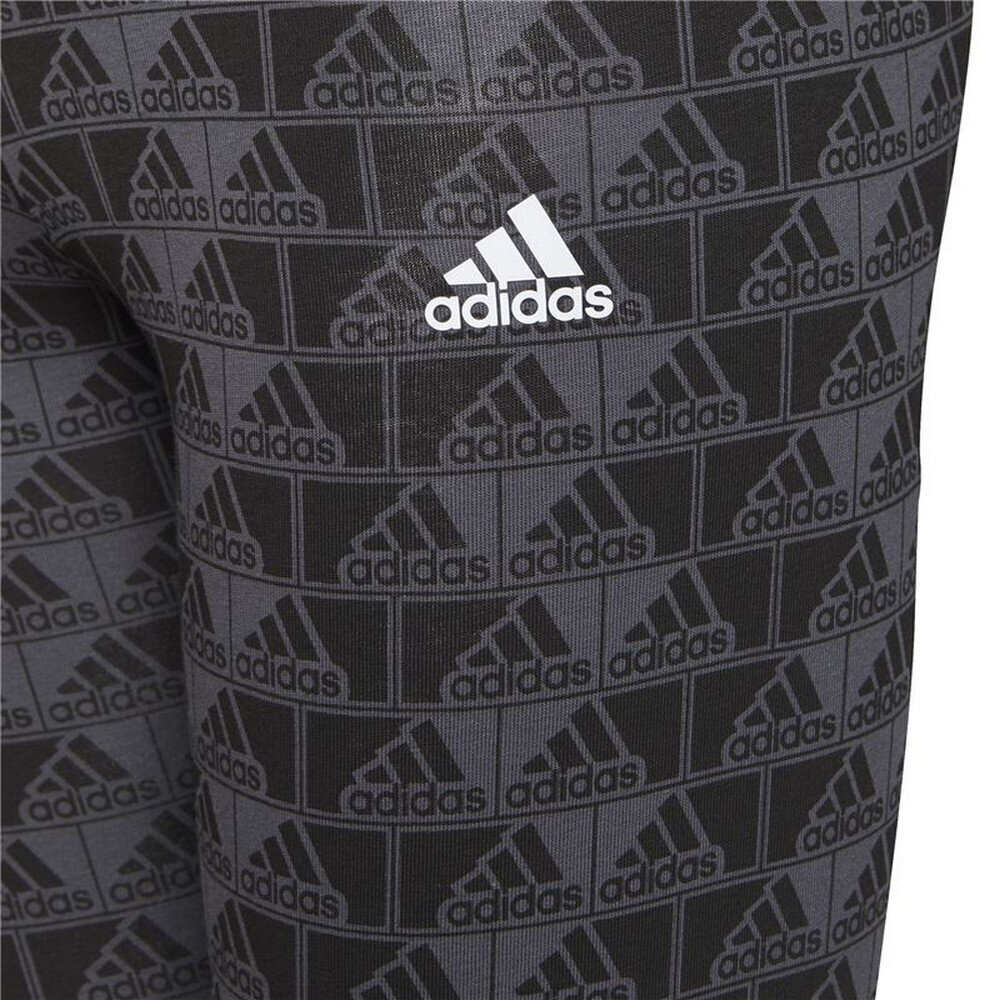 Sporta legingi Adidas Essentials Logo, pelēki cena un informācija | Bikses meitenēm | 220.lv