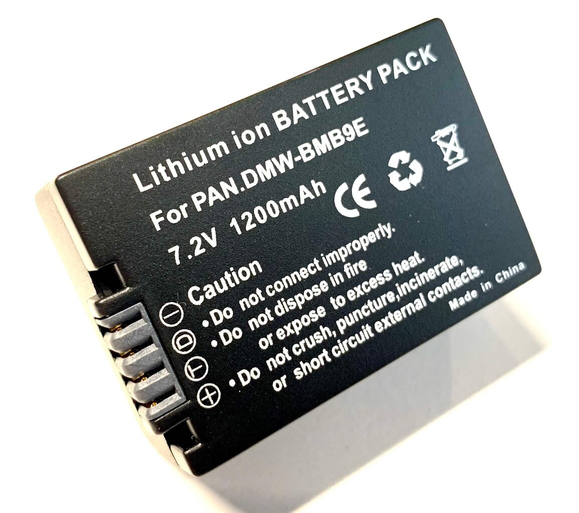 Panasonic DMW-BMB9 akumulators 1200 mAh cena un informācija | Akumulatori fotokamerām | 220.lv