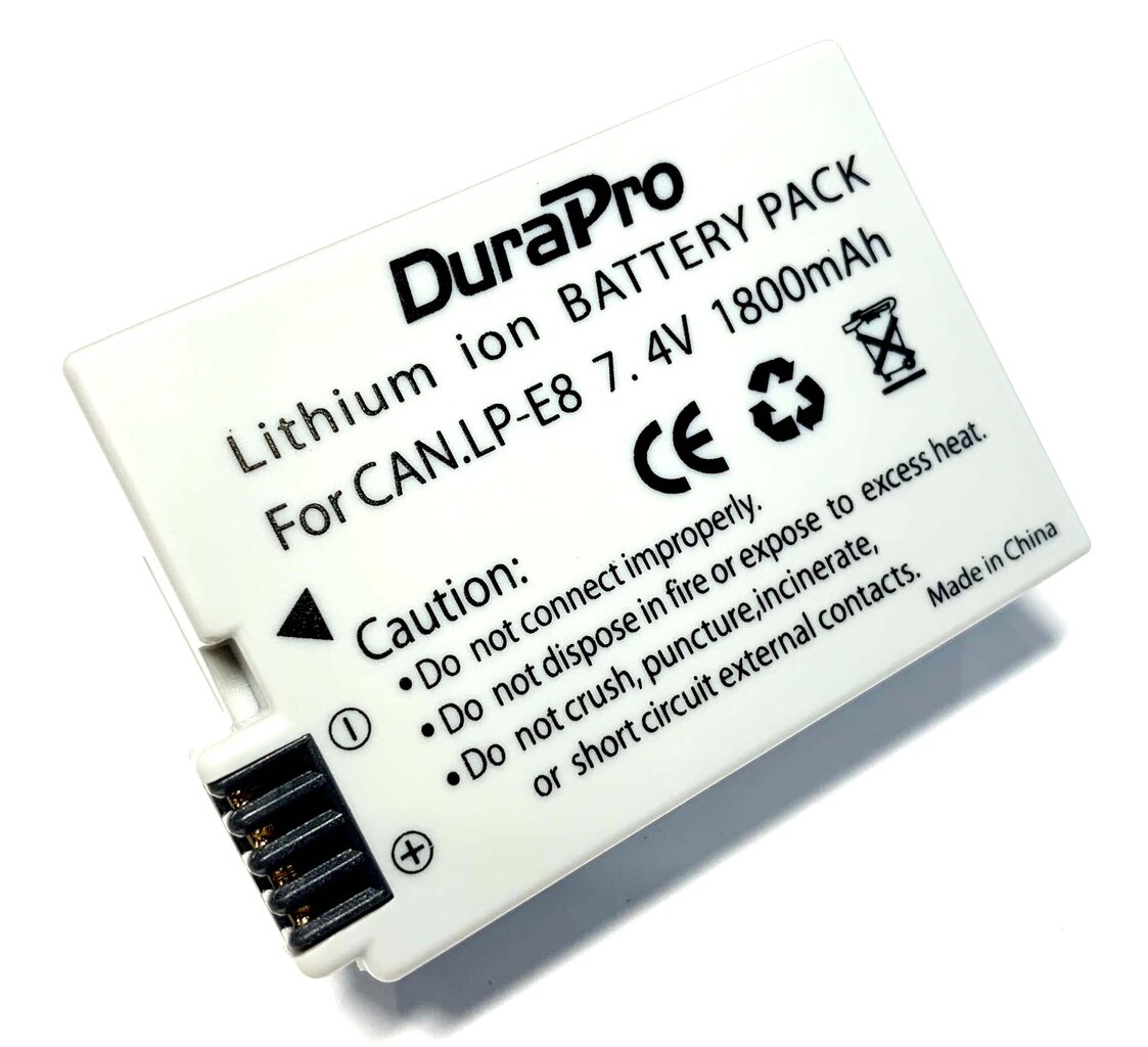 Canon LP-E8 akumulators 1800 mAh cena un informācija | Akumulatori fotokamerām | 220.lv