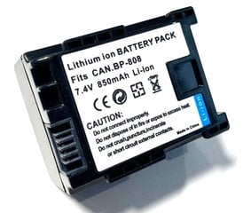 Canon BP-808 akumulators 850 mAh цена и информация | Аккумуляторы для видеокамер | 220.lv