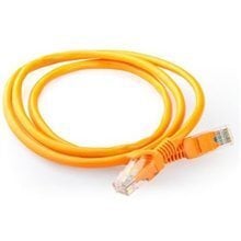 Gembird PP12-0,5M/O Tīkla kabelis (oranžs) 0,5 m cena un informācija | Kabeļi un vadi | 220.lv