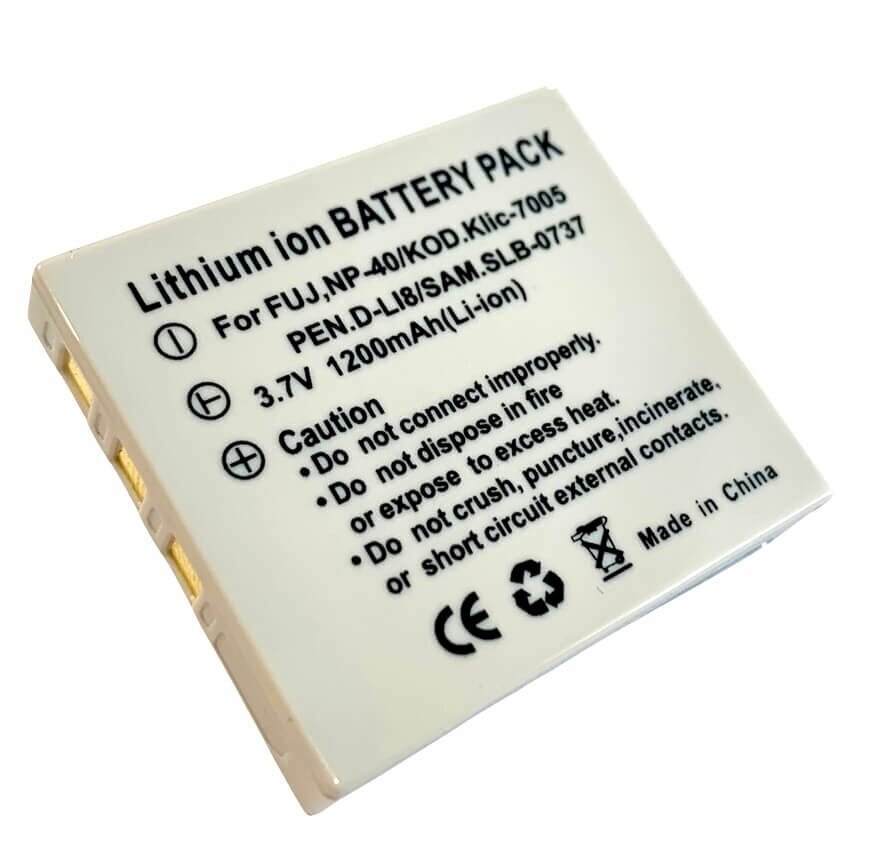 Pentax D-Li8 akumulators 1200 mAh цена и информация | Akumulatori fotokamerām | 220.lv