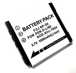 Pentax D-Li68 akumulators 1000 mAh цена и информация | Аккумуляторы для фотокамер | 220.lv