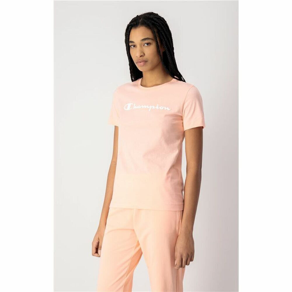 Sieviešu T-krekls ar īsām piedurknēm Champion Big Script Logo, rozā S6437077 cena un informācija | T-krekli sievietēm | 220.lv