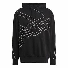 Vīriešu sporta krekls ar kapuci Adidas Giant, melns cena un informācija | Vīriešu jakas | 220.lv