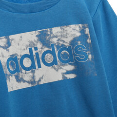 Cпортивный костюм Adidas I Lin Ft Jog HF1910/104, синий/серый цена и информация | Штаны для мальчиков | 220.lv