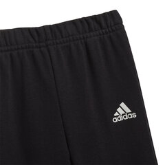 Cпортивный костюм Adidas I Lin Ft Jog HF1909/86, черный цена и информация | Штаны для мальчиков | 220.lv