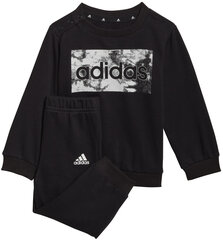 Adidas Sporta Tērpi I Lin Ft Jog Black HF1909 HF1909/86 цена и информация | Штаны для мальчиков | 220.lv