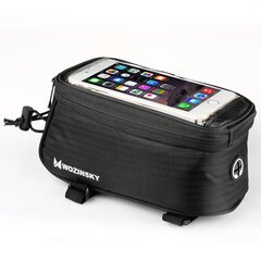Компактная сумка Wozinsky на велосипедную раму с чехлом для телефона цена и информация | Чехлы для телефонов | 220.lv