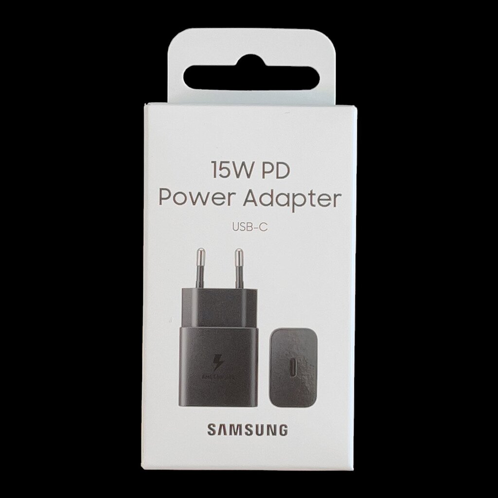 Samsung 15W Power Adapter EP-T1510NBEGEU Black (EU Blister) цена и информация | Lādētāji un adapteri | 220.lv