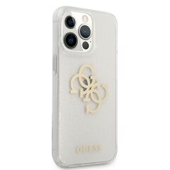 GUHCP13XPCUGL4GTR Guess TPU Big 4G Full Glitter Case for iPhone 13 Pro Max Transparent цена и информация | Чехлы для телефонов | 220.lv