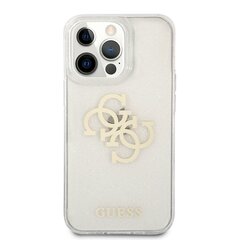 GUHCP13XPCUGL4GTR Guess TPU Big 4G Full Glitter Case for iPhone 13 Pro Max Transparent cena un informācija | Telefonu vāciņi, maciņi | 220.lv