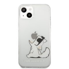 KLHCP13SCFNRC Karl Lagerfeld PC/TPU Choupette Eat Case for iPhone 13 mini Transparent cena un informācija | Telefonu vāciņi, maciņi | 220.lv