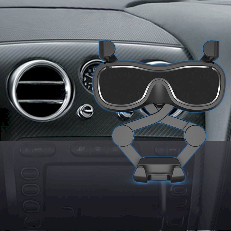 Gravity smartphone car holder for air vent with air freshener black (YC06) цена и информация | Auto turētāji | 220.lv