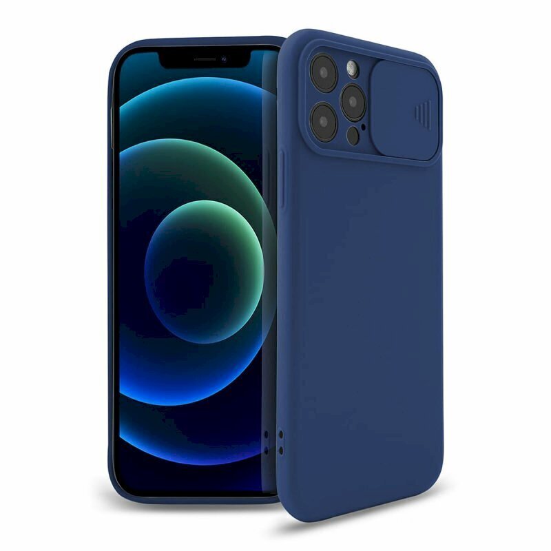 Fusion Camera Protect silikona aizsargapvalks Apple iPhone 13 Pro Max zils cena un informācija | Telefonu vāciņi, maciņi | 220.lv