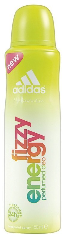 Dezodorants Adidas Fizzy Energy 150 ml cena un informācija | Parfimēta sieviešu kosmētika | 220.lv