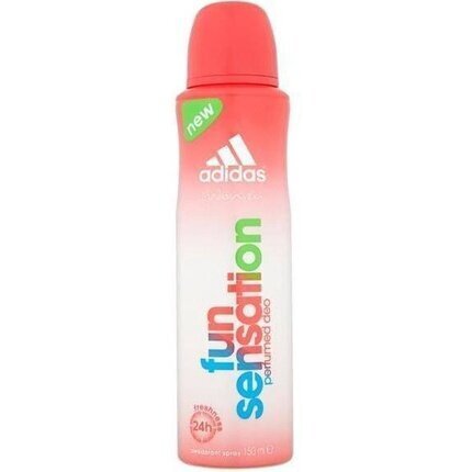 Adidas Fun Sensation For Women 24h dezodorants 150 ml cena un informācija | Parfimēta sieviešu kosmētika | 220.lv