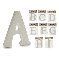 Буквы ABCDEFGHI белые (9 шт) цена и информация | Праздничные декорации | 220.lv
