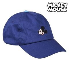 Bērnu cepure ar nagu Mickey Mouse Tumši zils (53 cm) цена и информация | Шапки, перчатки, шарфы для мальчиков | 220.lv