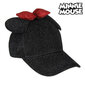 Cepure Baseball Minnie Mouse 75338 Melns (56 Cm) цена и информация | Cepures, cimdi, šalles meitenēm | 220.lv