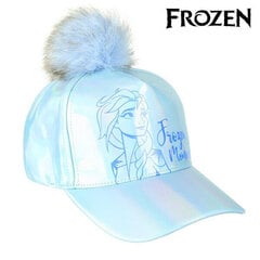 Bērnu cepure ar nagu Frozen 75314 Gaiši zils (53 Cm) цена и информация | Шапки, перчатки, шарфы для девочек | 220.lv