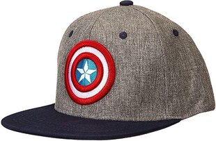 Cepure ar Plakanu Nagu The Avengers 72259 Pelēks (56 Cm) cena un informācija | Cepures, cimdi, šalles zēniem | 220.lv