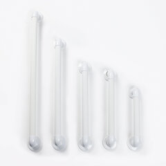Пластиковый кронштейн к стене, 30 см, белый цена и информация | Аксессуары для ванной комнаты | 220.lv